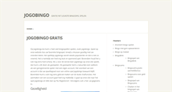 Desktop Screenshot of jogobingo.biz