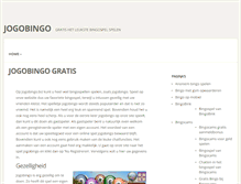 Tablet Screenshot of jogobingo.biz